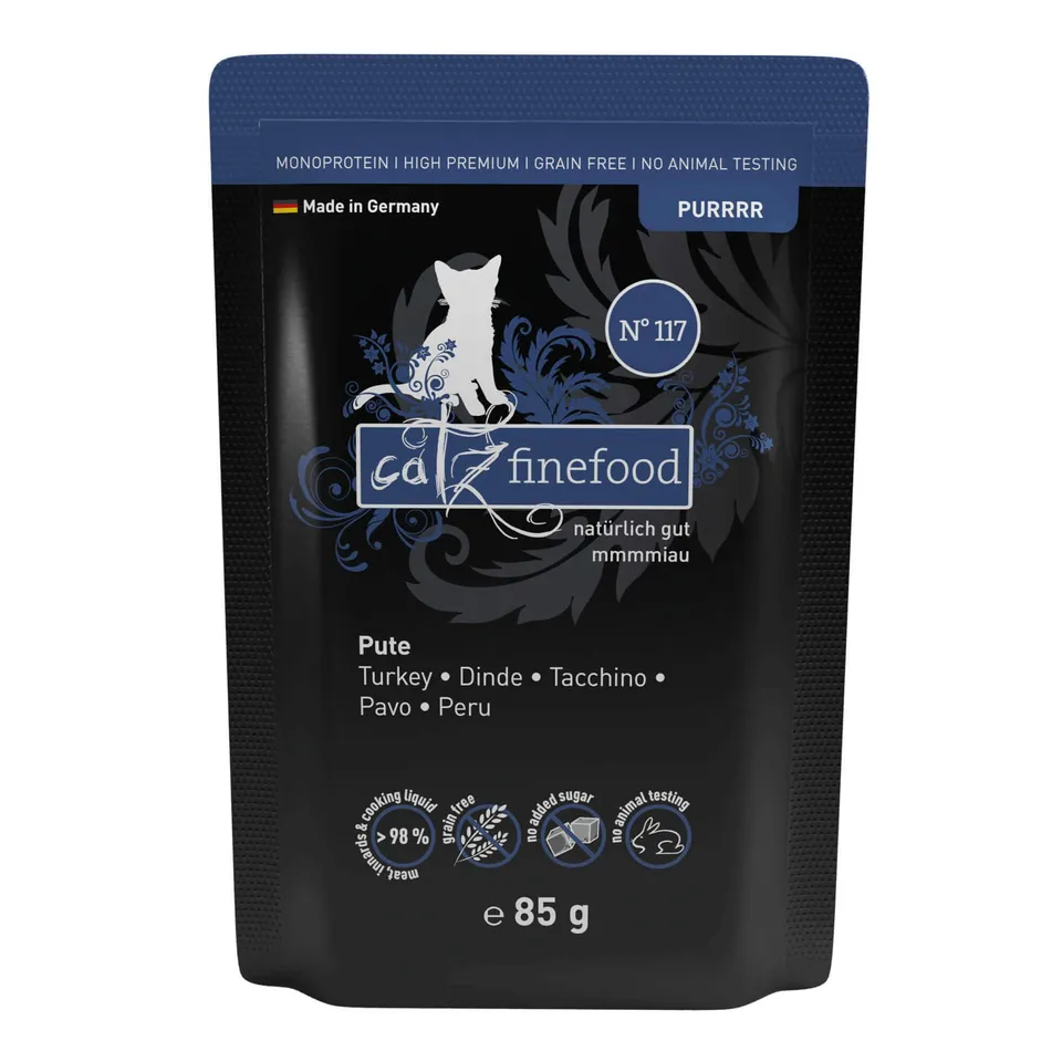 catz-finefood-purrrr-n-117-monoprotein-nassfutter-f-r-katzen-pute-16-x-85g image 1