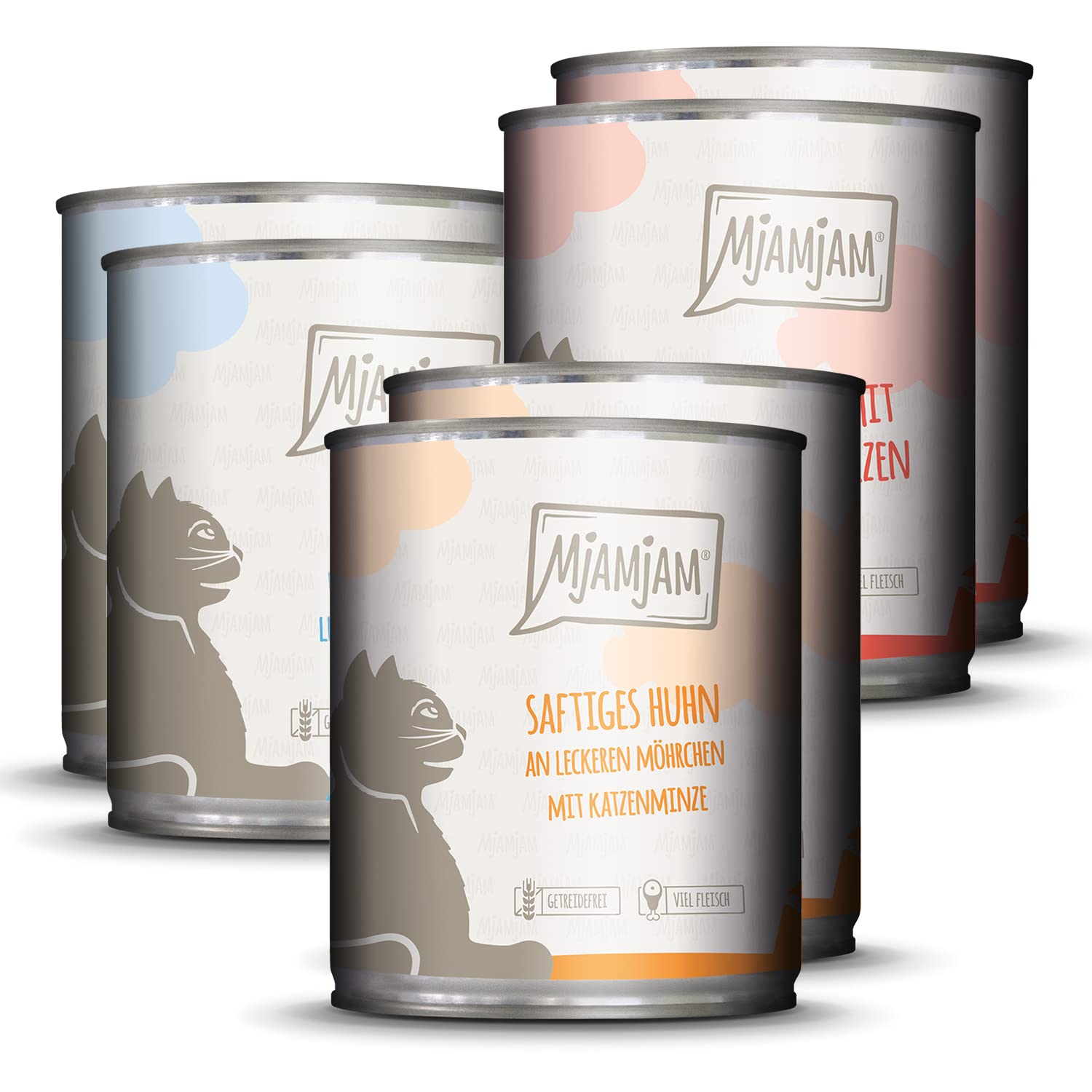 mjamjam-premium-katzennassfutter-probierpaket-6-x-200-g-getreidefrei image 3