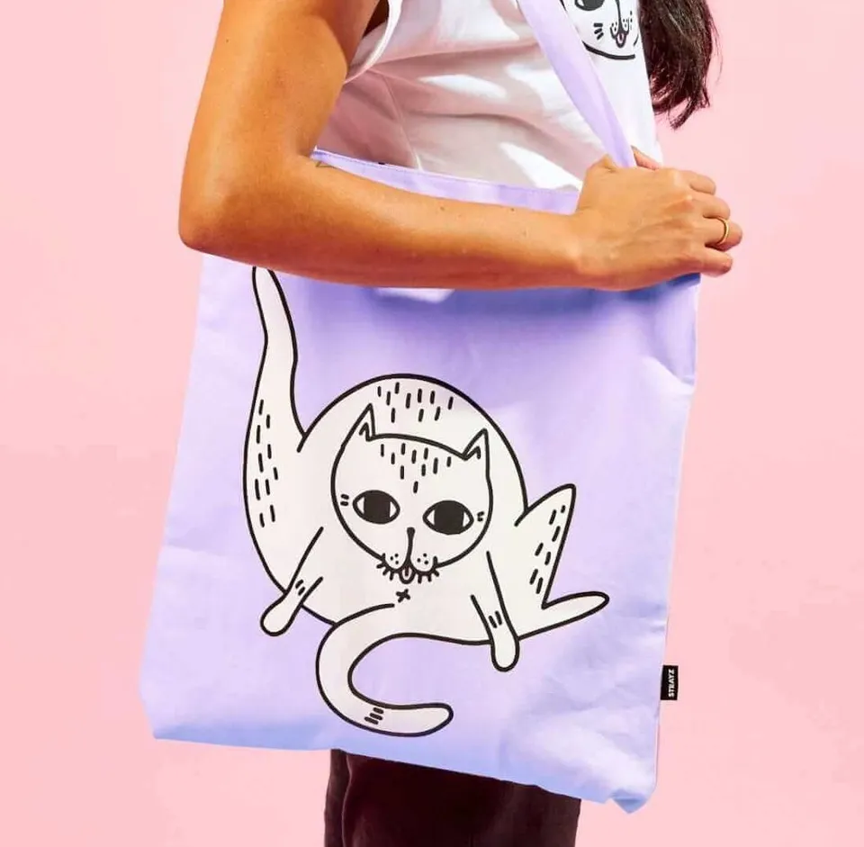 strayz-miez-beutel-flieder-baumwolltasche image 1