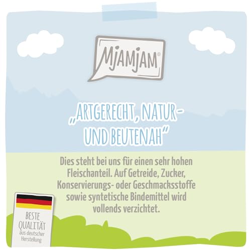 mjamjam-premium-junior-hundenassfutter-h-hnchen-mit-ei-6-x-400-g image 8