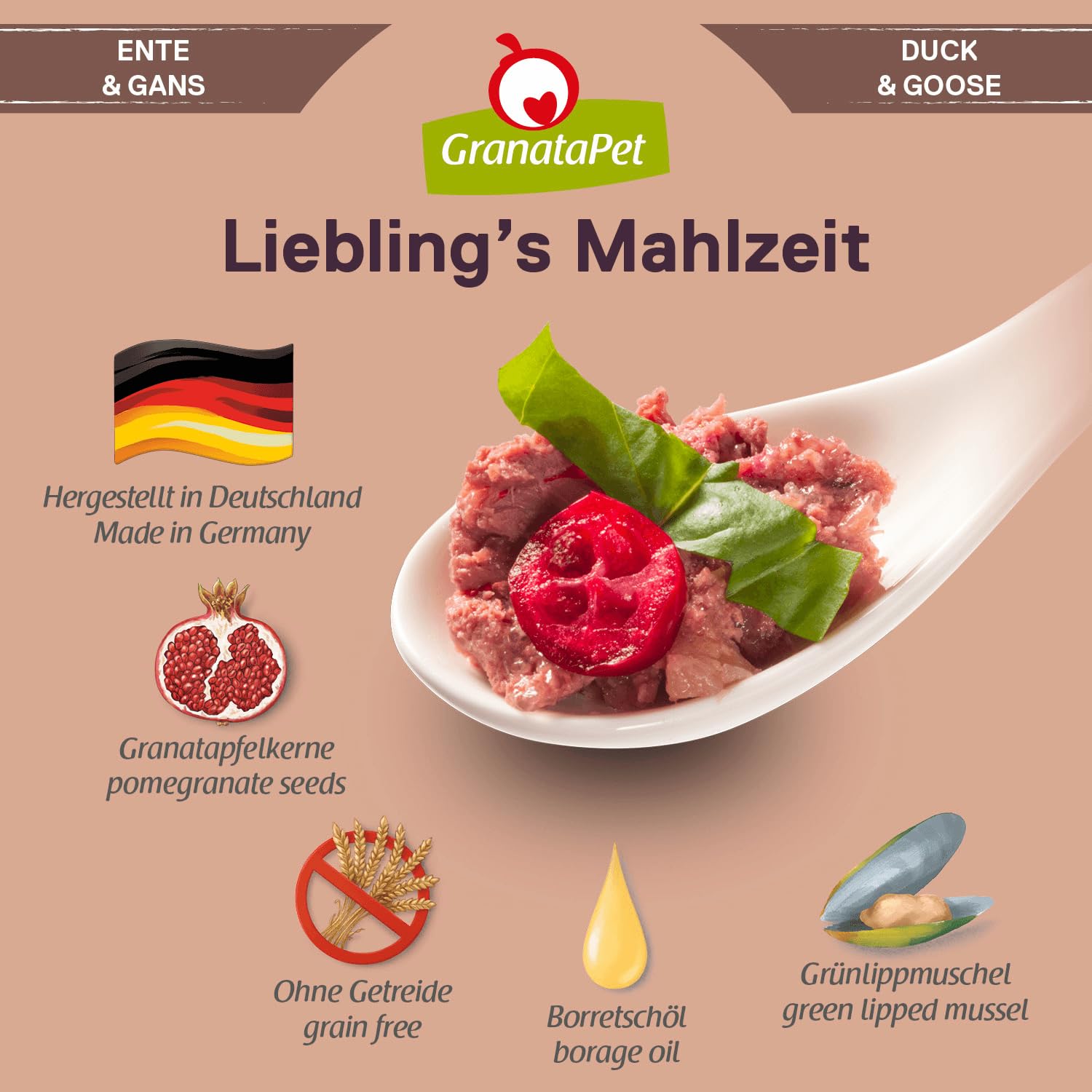 granatapet-liebling-s-mahlzeit-hundenassfutter-ente-gans-mit-pastinaken-6-x-800g image 5