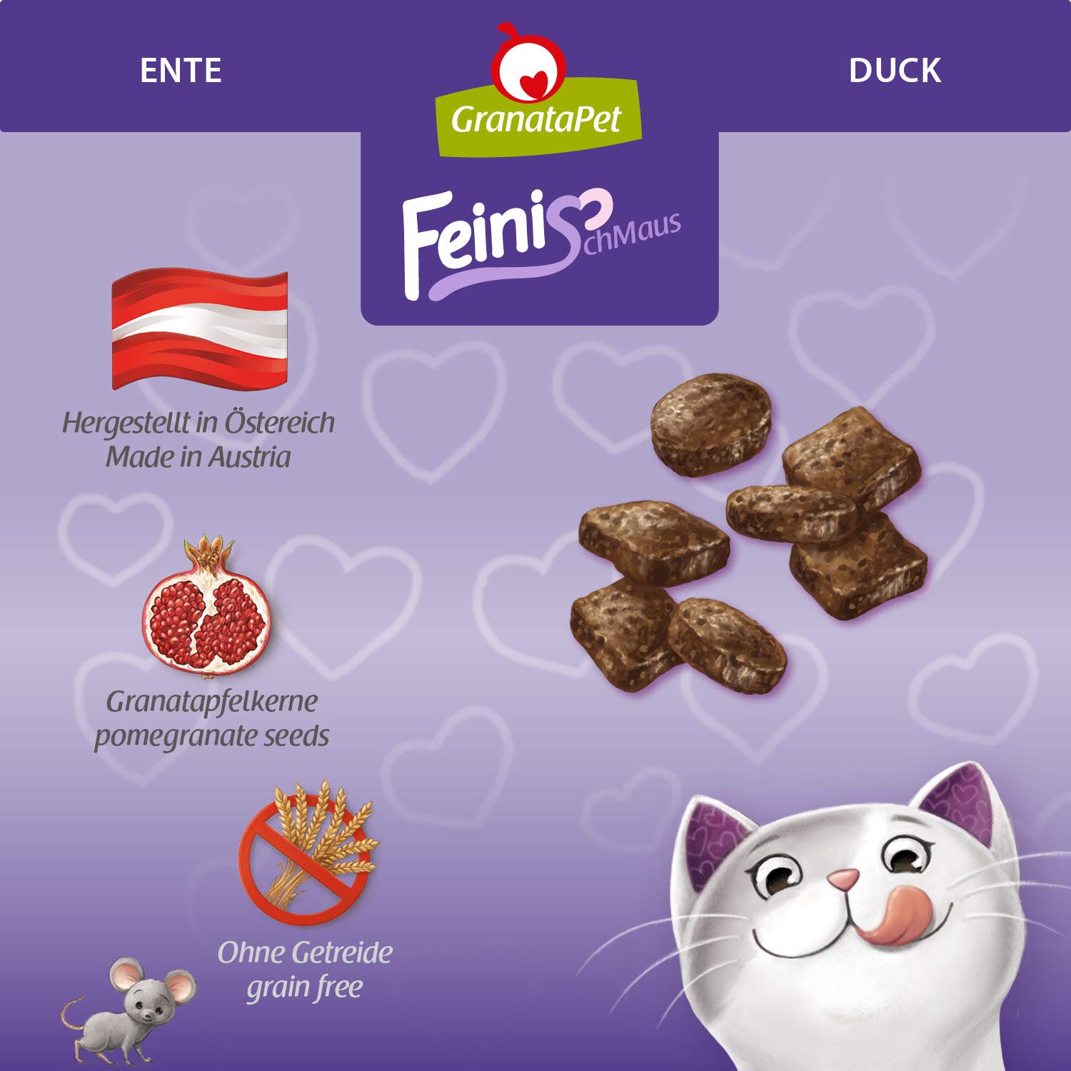granatapet-feinischmaus-katzen-snack-ente-50g image 4