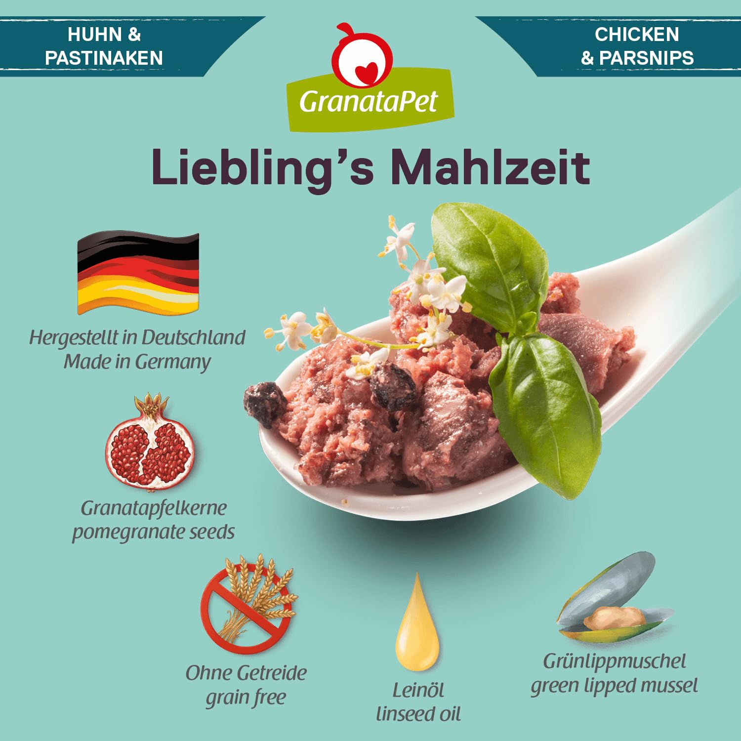 granatapet-liebling-s-mahlzeit-huhn-pastinaken-hundenassfutter-6-x-400-g image 5