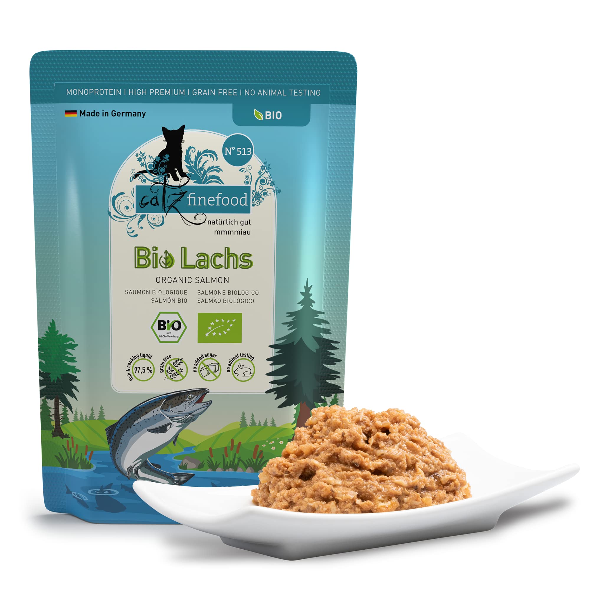 catz-finefood-bio-katzenfutter-lachs-n-513-nassfutter-12-x-85-g image 5