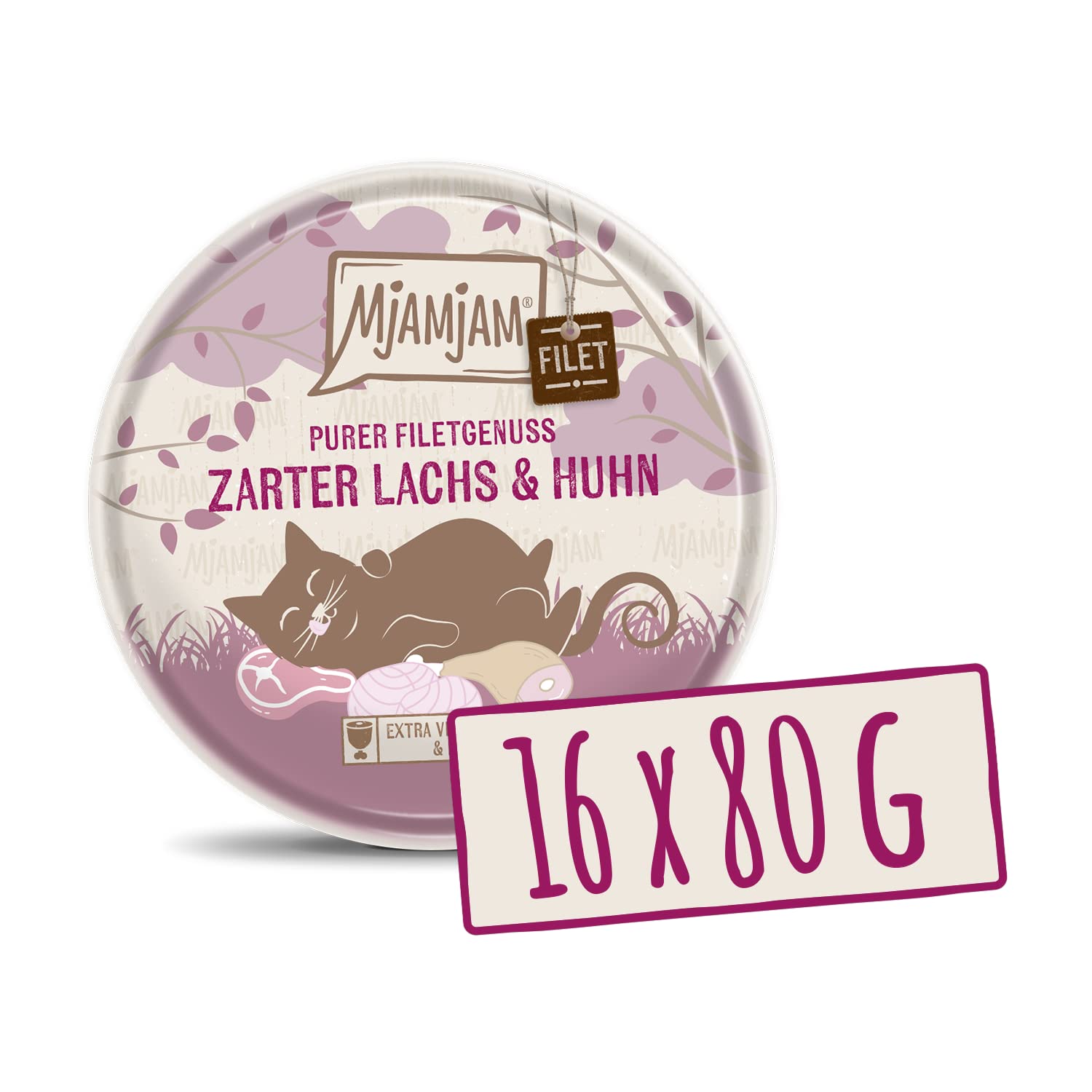 mjamjam-premium-nassfutter-f-r-katzen-lachsfilet-pur-16-x-80g image 5
