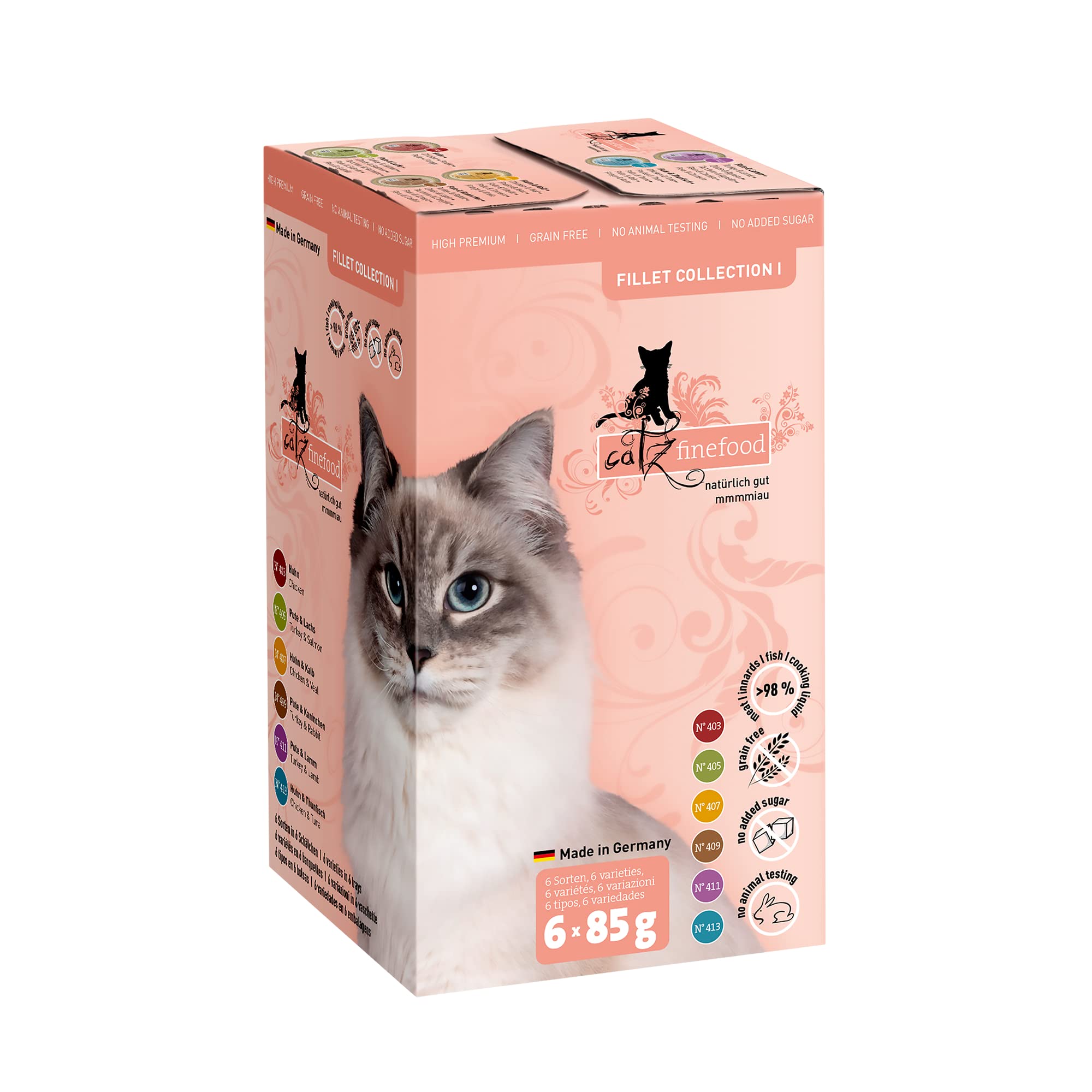 catz-finefood-vom-feinsten-mix-paket-katzen-nassfutter-filets-in-jelly-6-x-85g image 2