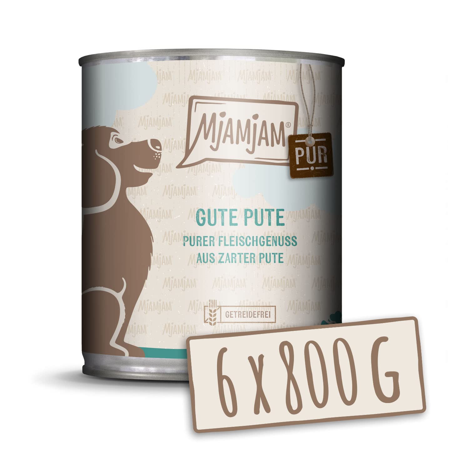 mjamjam-purer-fleischgenuss-hunde-nassfutter-pute-pur-6x200g image 8