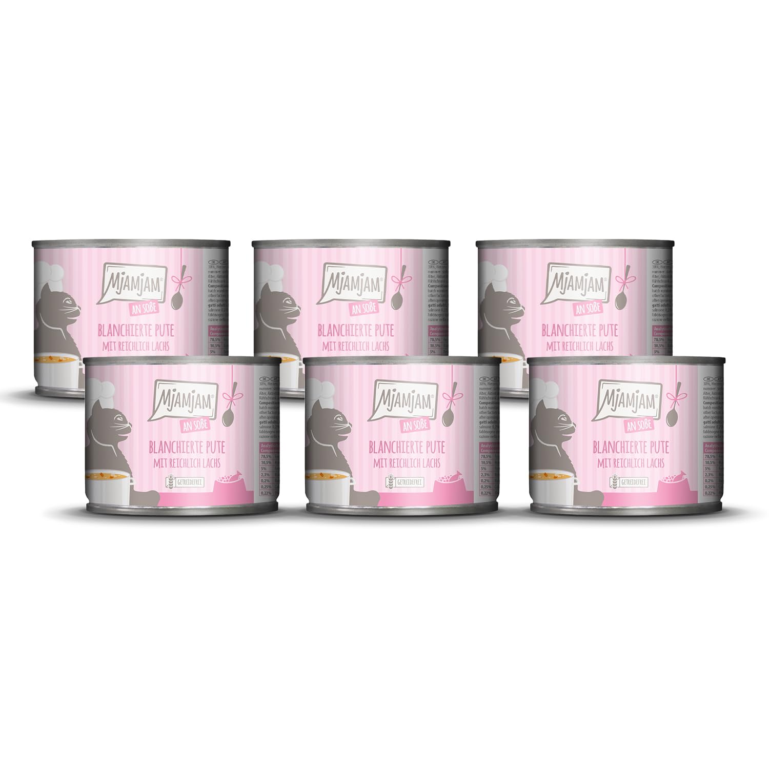 mjamjam-so-enschmaus-nassfutter-f-r-katzen-pute-lachs-6-x-185-g image 1