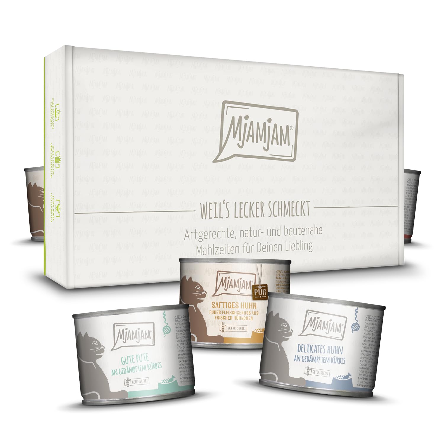 mjamjam-premium-nassfutter-f-r-katzen-lecker-box-12-x-200-g image 1