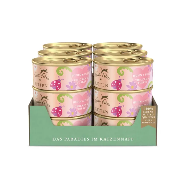 terra-felis-huhn-pute-kitten-nassfutter-18x70g image 1
