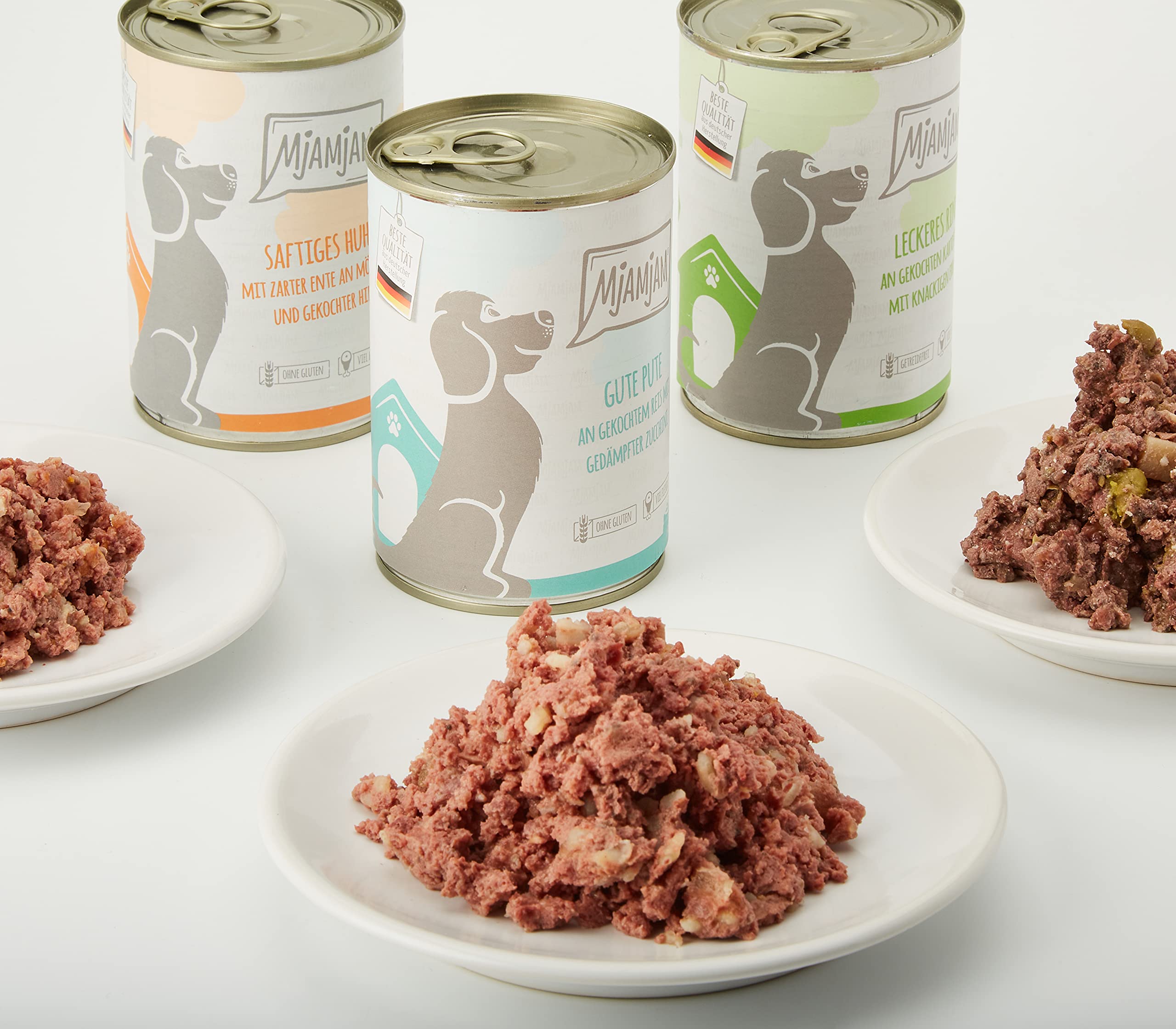 mjamjam-mixpaket-i-premium-hundenassfutter-6-x-400-g-huhn-ente-rind-pute image 2