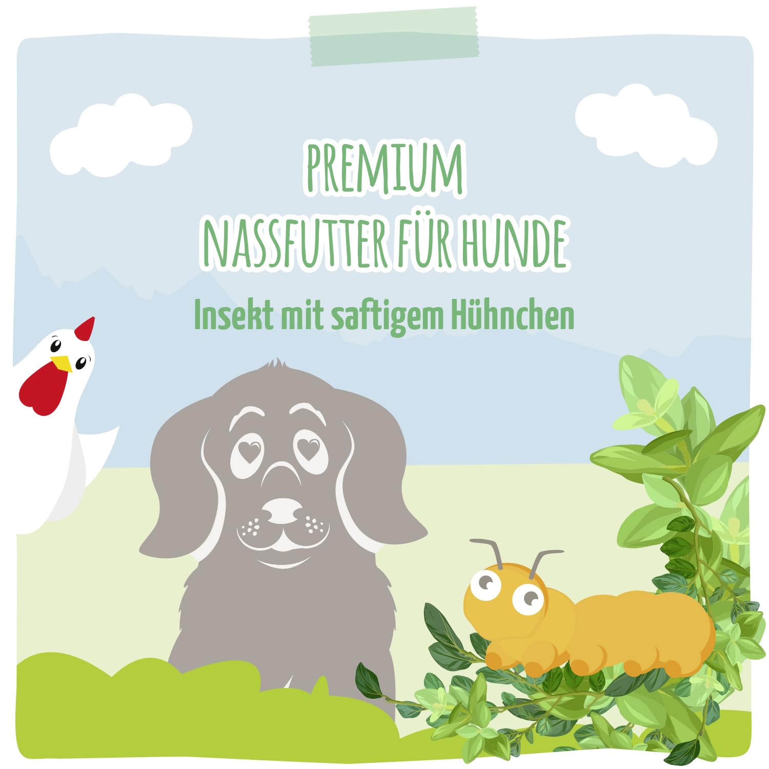 mjamjam-hundefutter-insekt-mit-h-hnchen-nassfutter-hund-800-g image 5