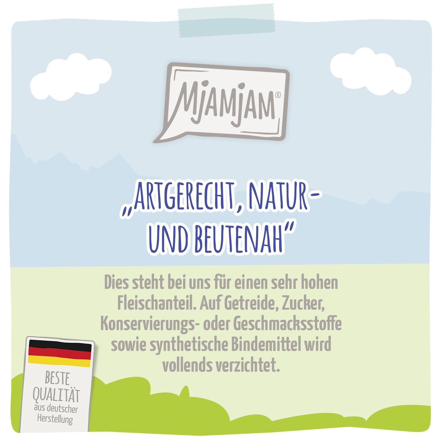 mjamjam-premium-nassfutter-f-r-katzen-forelle-an-h-hnchen-6x200g-getreidefrei image 2