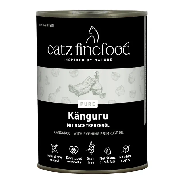 catz-finefood-purrrr-n-107-katzennassfutter-k-nguru-monoprotein-6-x-400g image 1