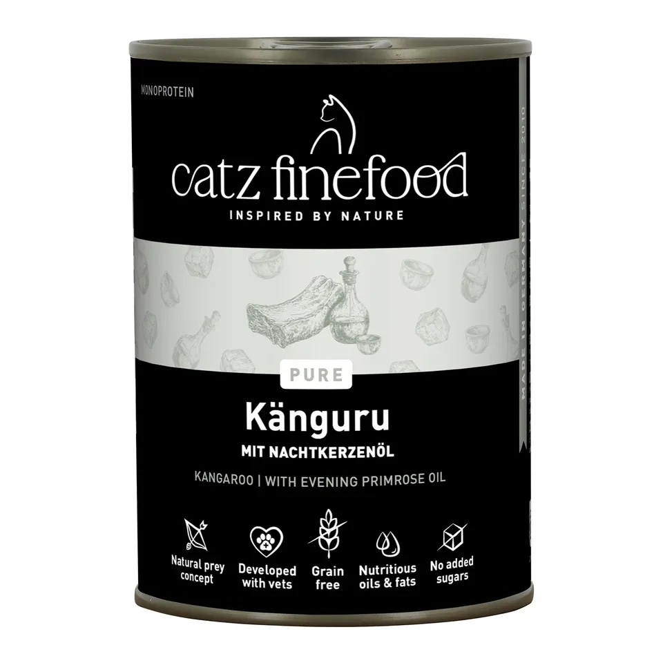 catz-finefood-purrrr-n-107-katzennassfutter-k-nguru-monoprotein-6-x-400g image 1