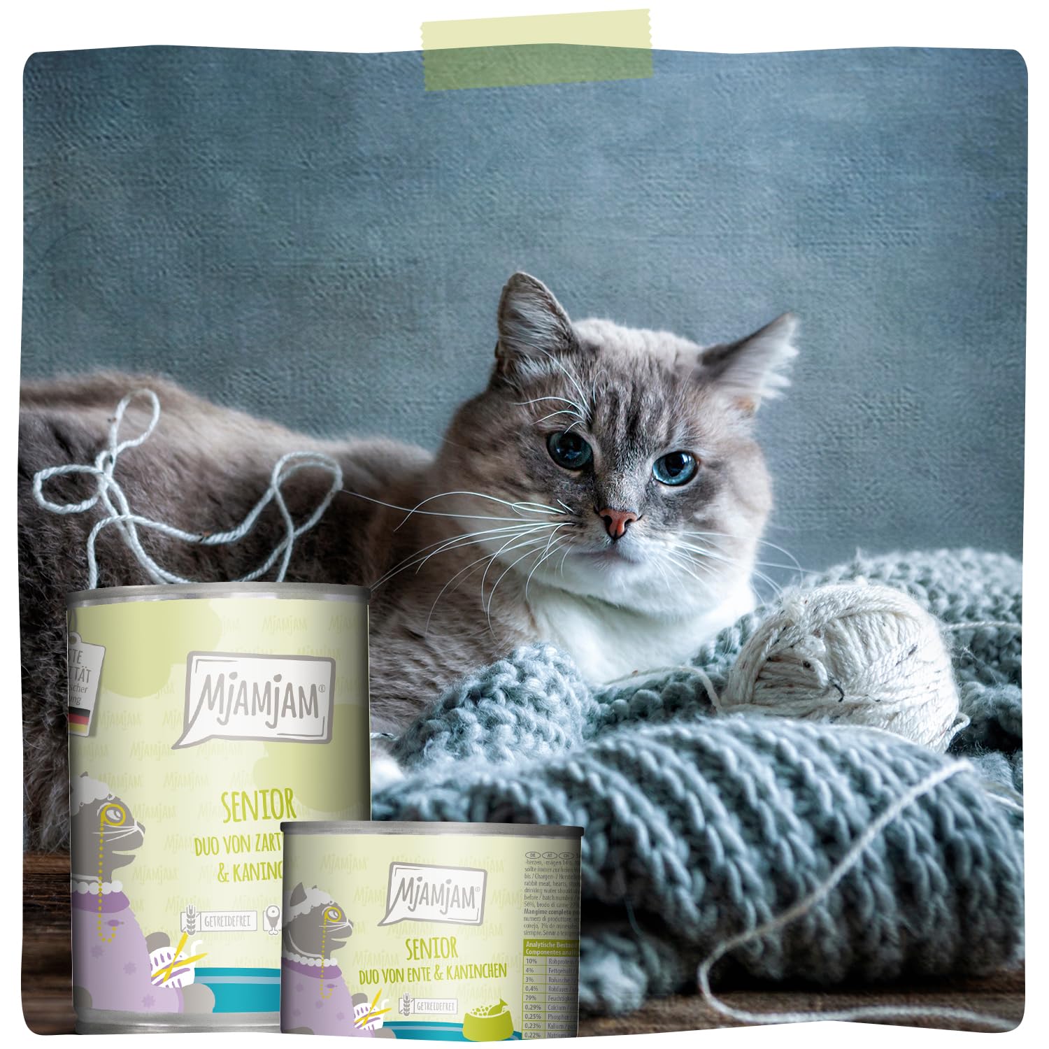 mjamjam-quetschie-senior-katzen-nassfutter-ente-kaninchen-12x125g image 6