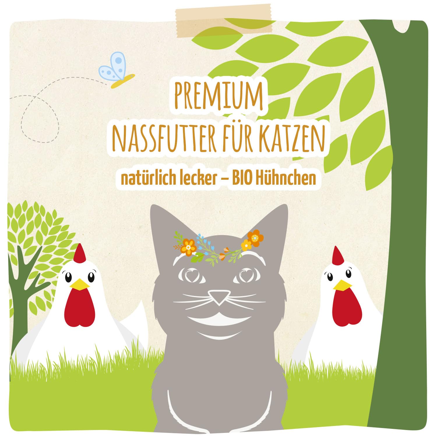 mjamjam-nat-rlich-lecker-bio-h-hnchen-nassfutter-f-r-katzen-6-x-400-g image 5