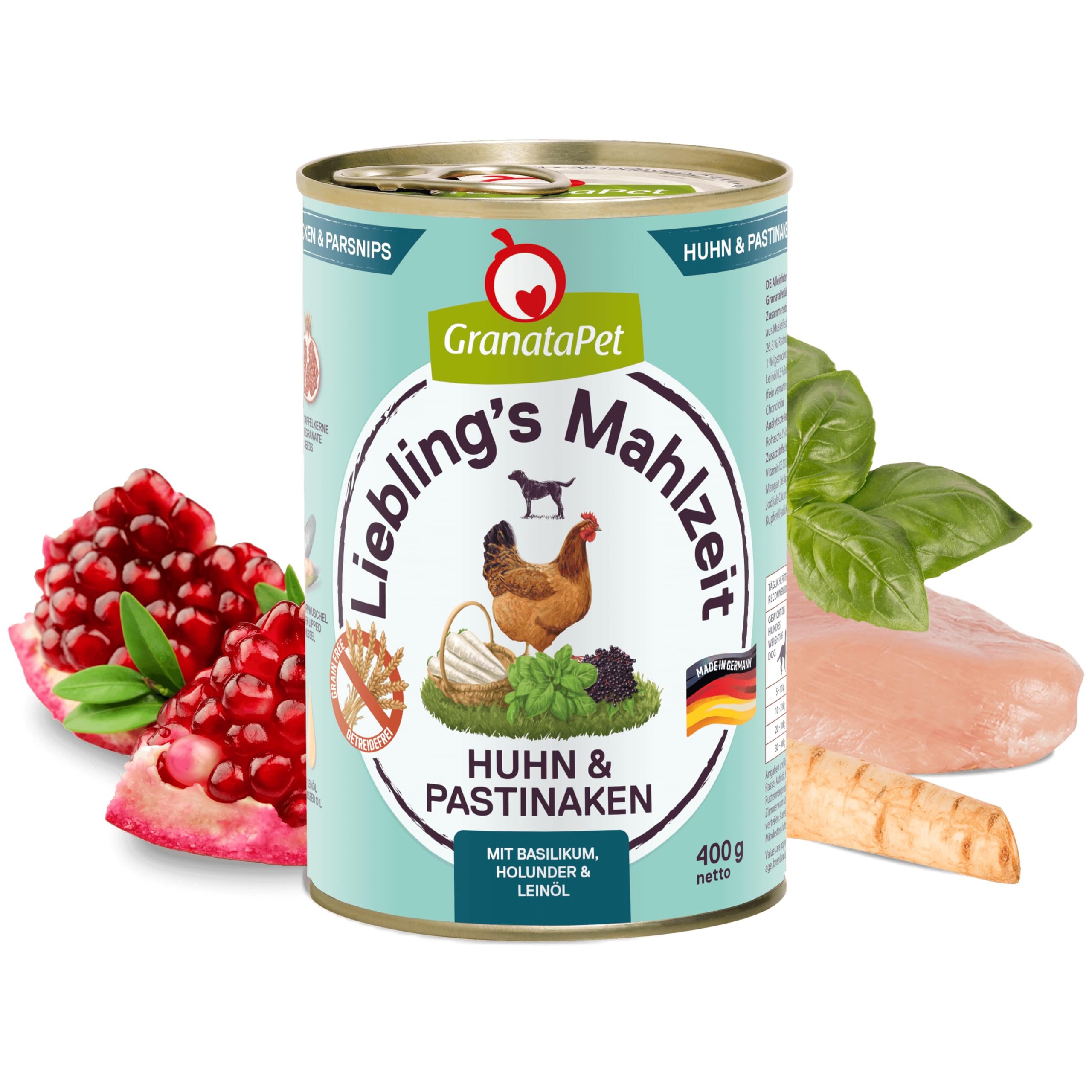 granatapet-liebling-s-mahlzeit-huhn-pastinaken-hundenassfutter-6-x-400-g image 2