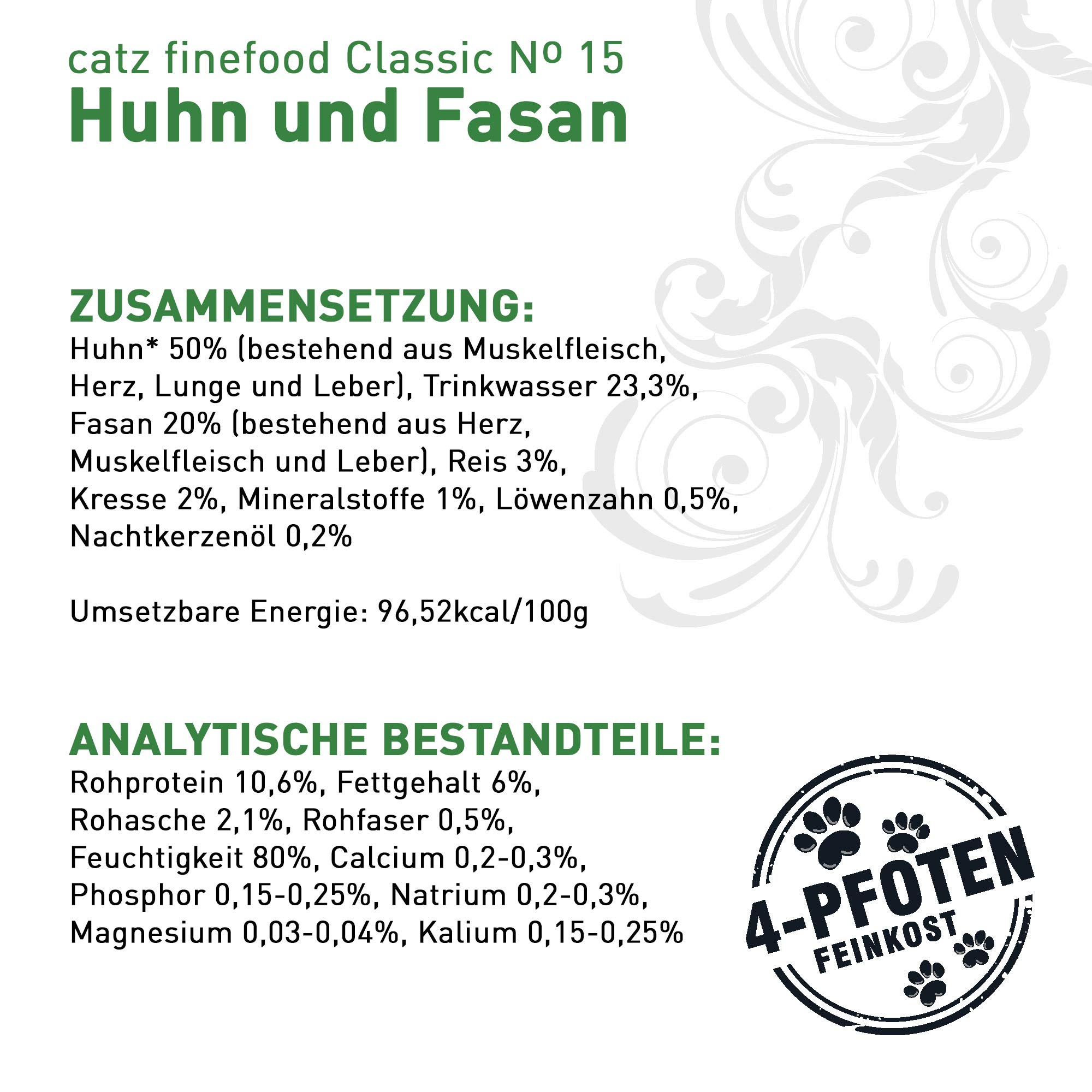 catz-finefood-classic-n-15-premium-nassfutter-f-r-katzen-huhn-fasan-6-x-800g image 6