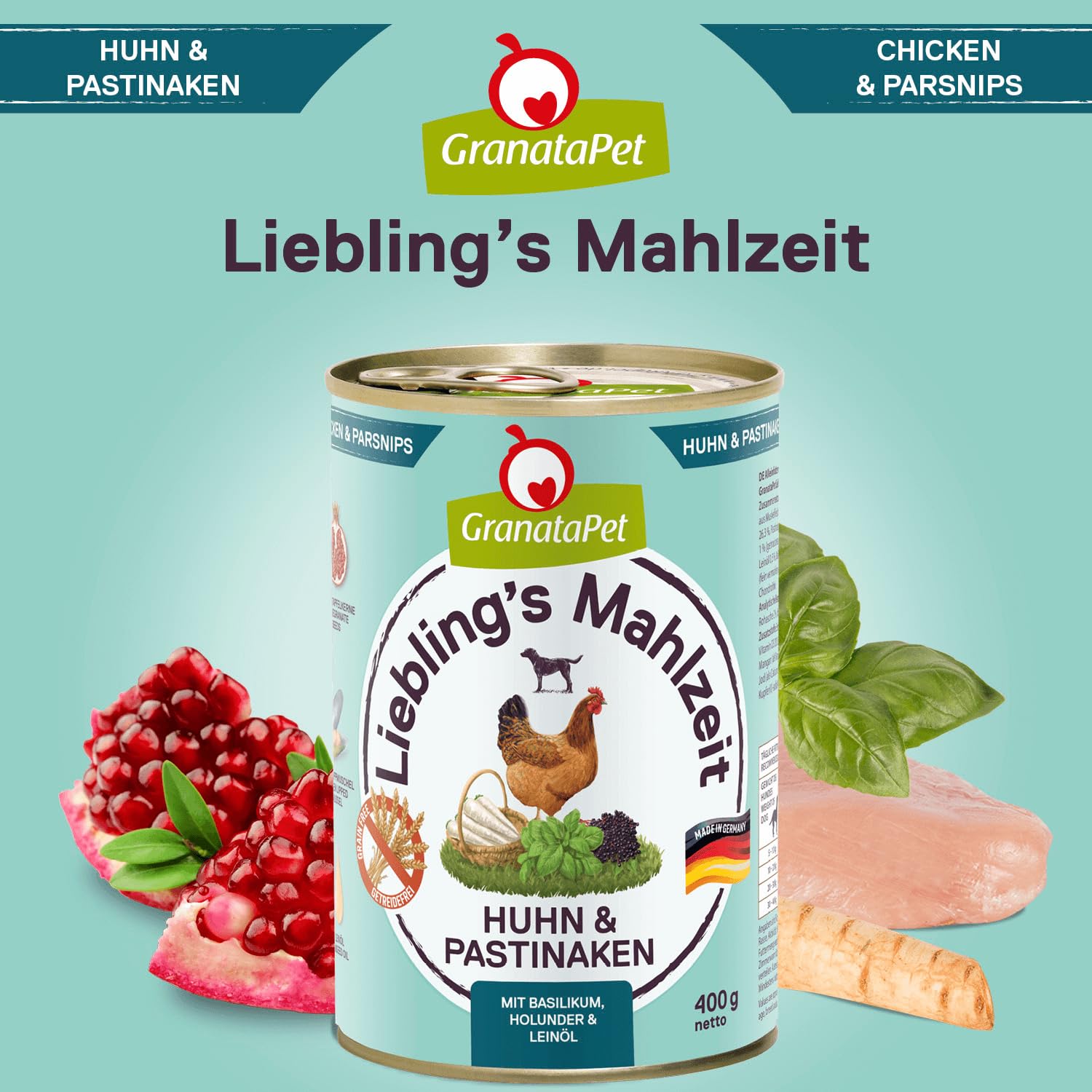 granatapet-liebling-s-mahlzeit-huhn-pastinaken-hundenassfutter-6-x-400-g image 4