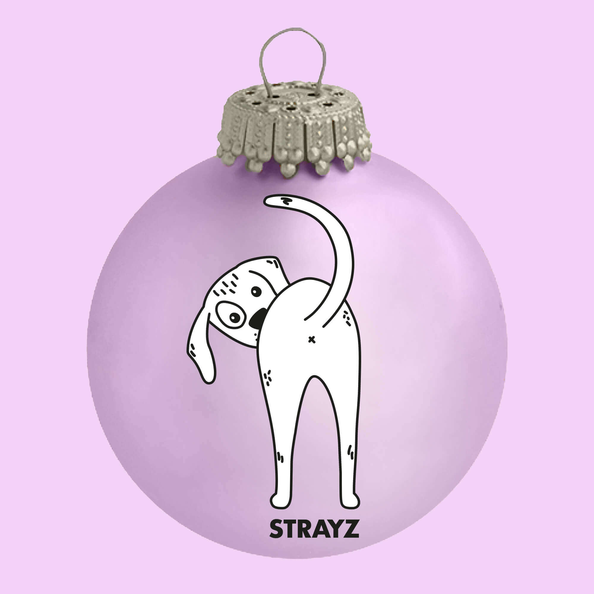 strayz-weihnachtskugel-stinker-glaskugel-6-cm image 4