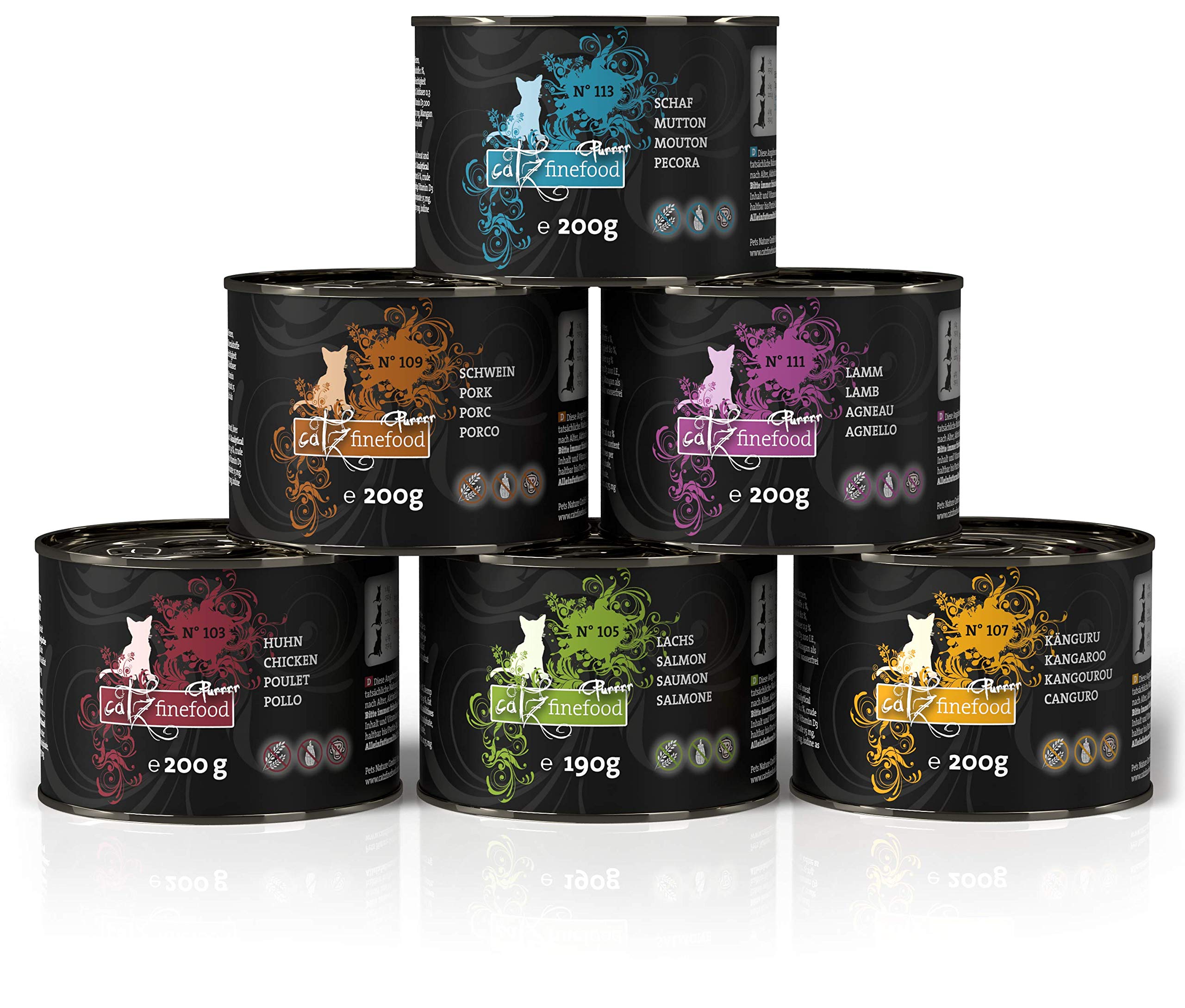 catz-finefood-purrrr-monoprotein-katzenfutter-multipack-6-dosen image 1