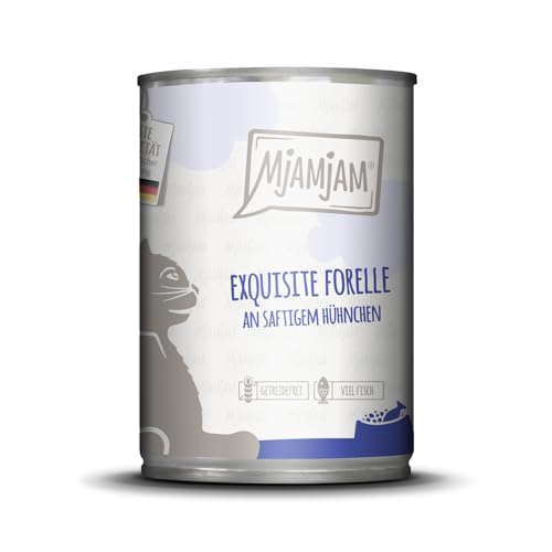 mjamjam-premium-nassfutter-f-r-katzen-exquisite-forelle-an-saftigem-h-hnchen-1x4 image 8