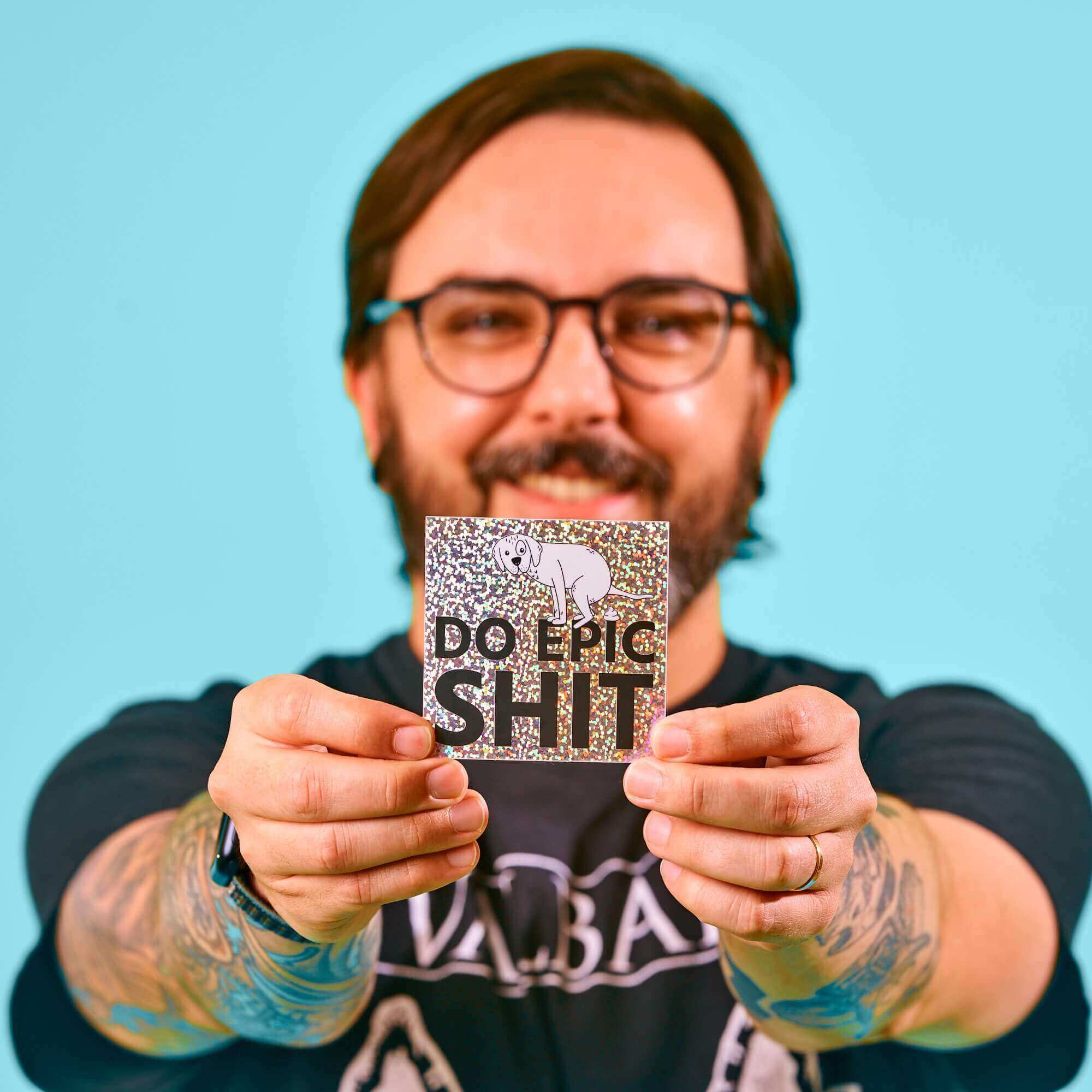 strayz-hunde-sticker-do-epic-shit-doggo-sticker image 2