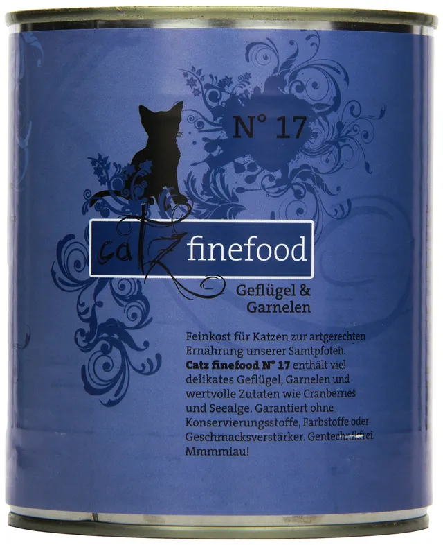 catz-finefood-n-17-gefl-gel-garnele-katzenfutter-nass-6-x-800-g image 1