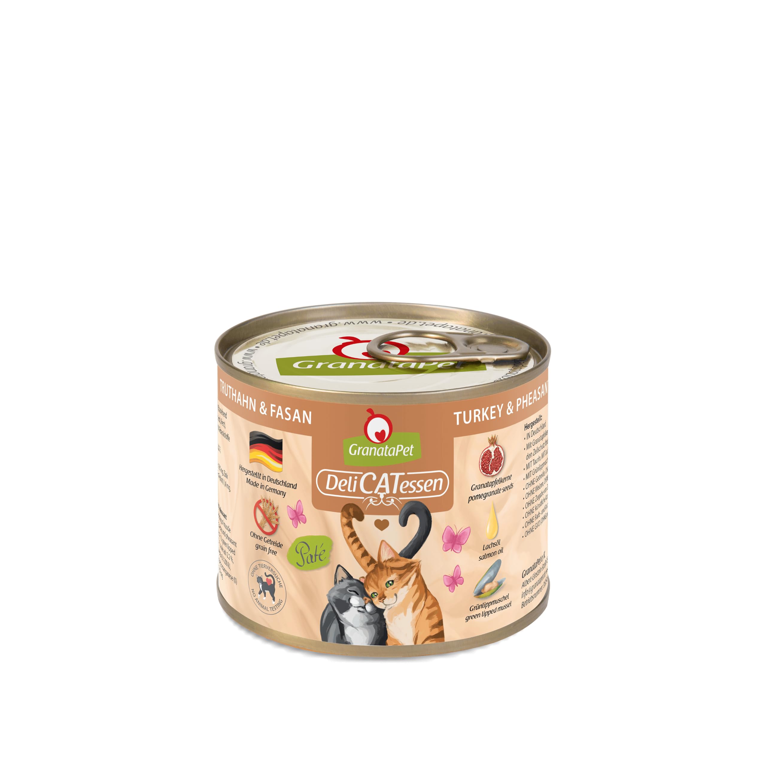 granatapet-delicatessen-huhn-pur-katzennassfutter-6-x-200-g-getreidefrei image 6