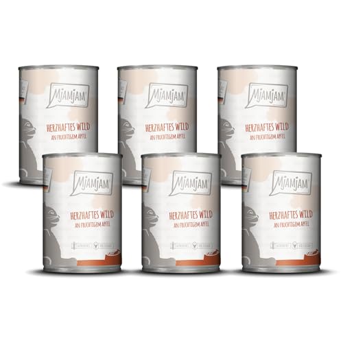 mjamjam-premium-nassfutter-f-r-katzen-wild-mit-apfel-6-x-400-g image 8