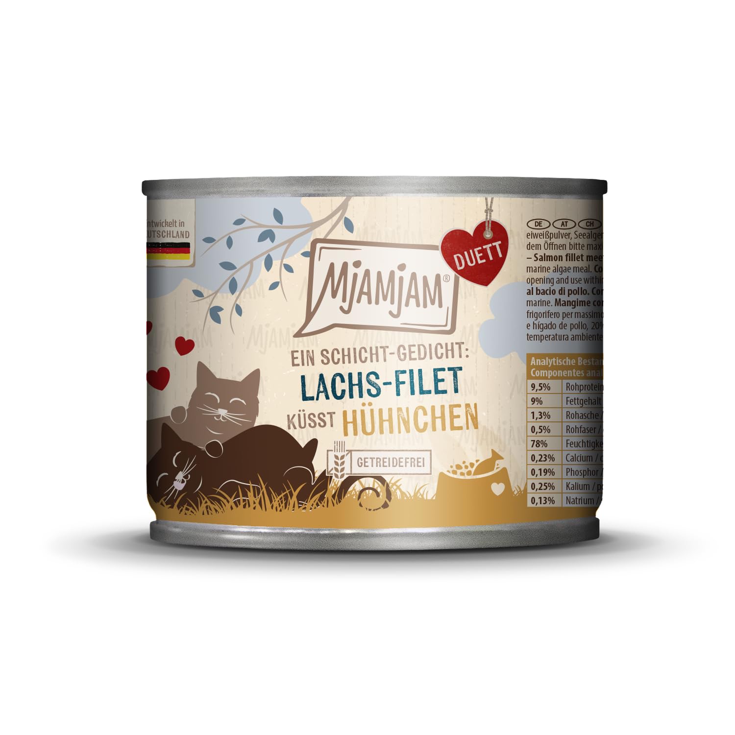 mjamjam-duett-premium-nassfutter-f-r-katzen-h-hnchen-filet-mit-pute-6x190g image 8