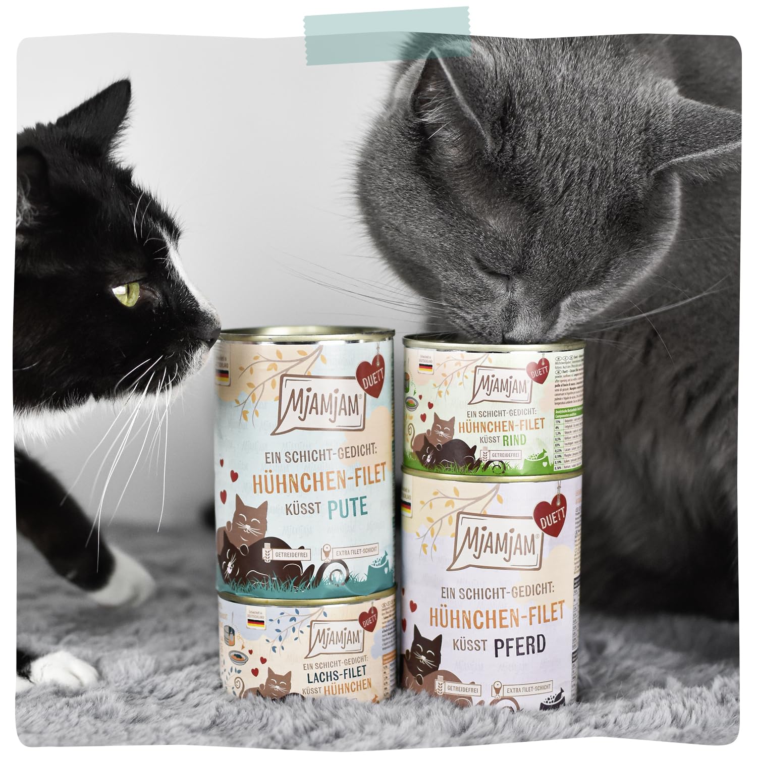 mjamjam-duett-premium-nassfutter-f-r-katzen-h-hnchen-filet-mit-pute-6x190g image 6