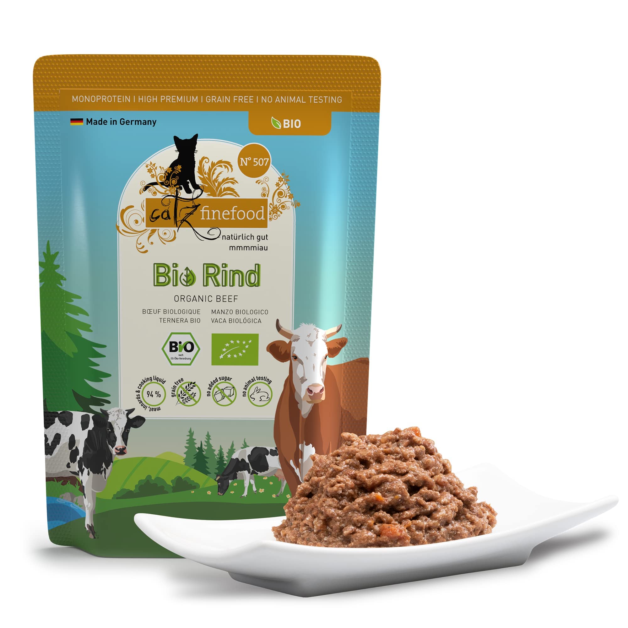 catz-finefood-bio-n-507-premium-nassfutter-f-r-katzen-rind-12-x-85-g-1-02-kg-get image 3
