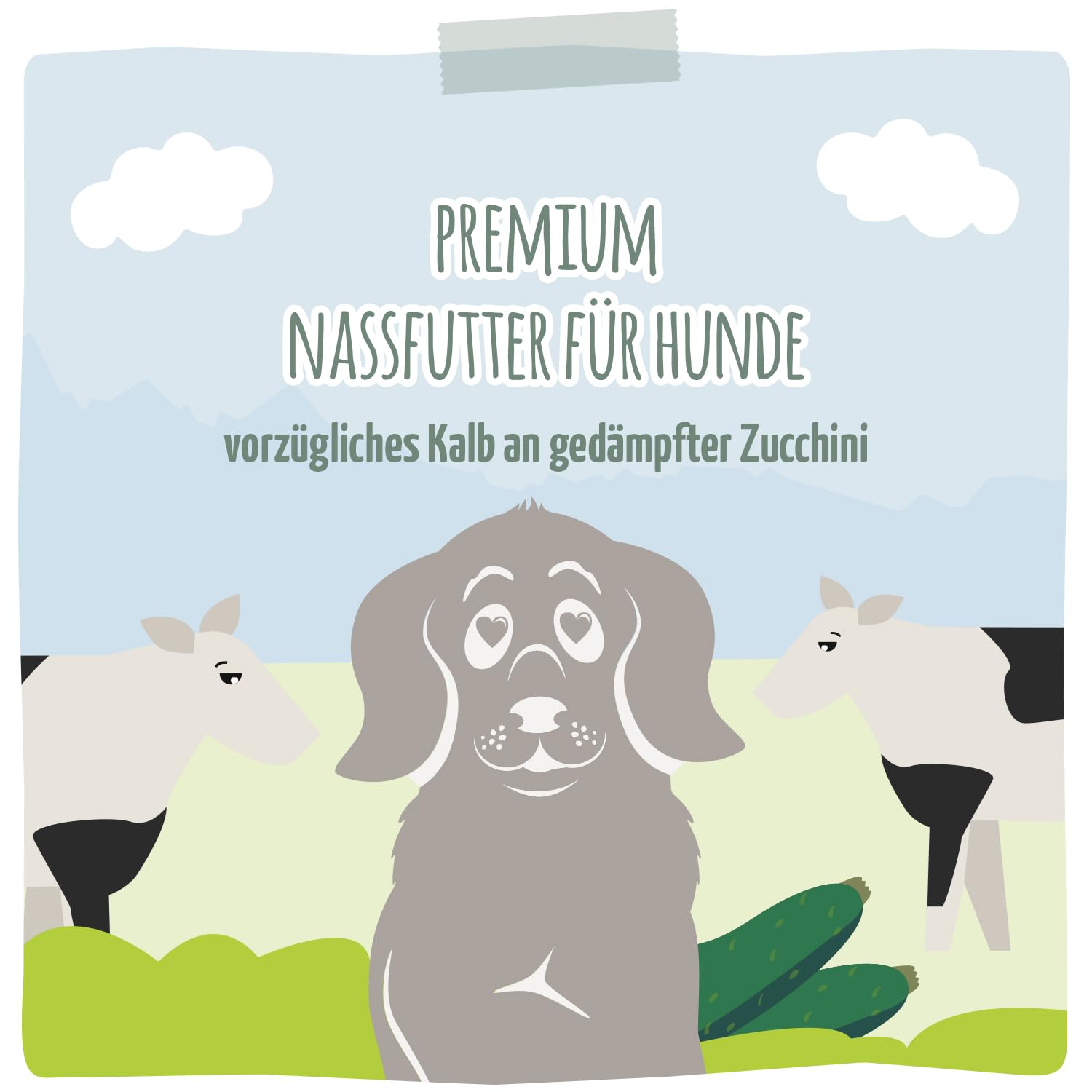 mjamjam-premium-nassfutter-f-r-hunde-kalb-mit-zucchini-6er-pack-6-x-200-g image 5