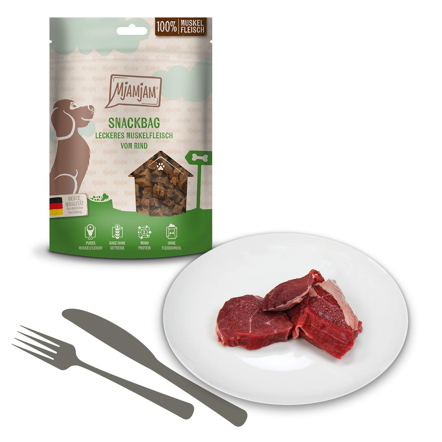 mjamjam-premium-hundesnack-snackbag-multipack-muskelfleisch-8-x-100-g image 5