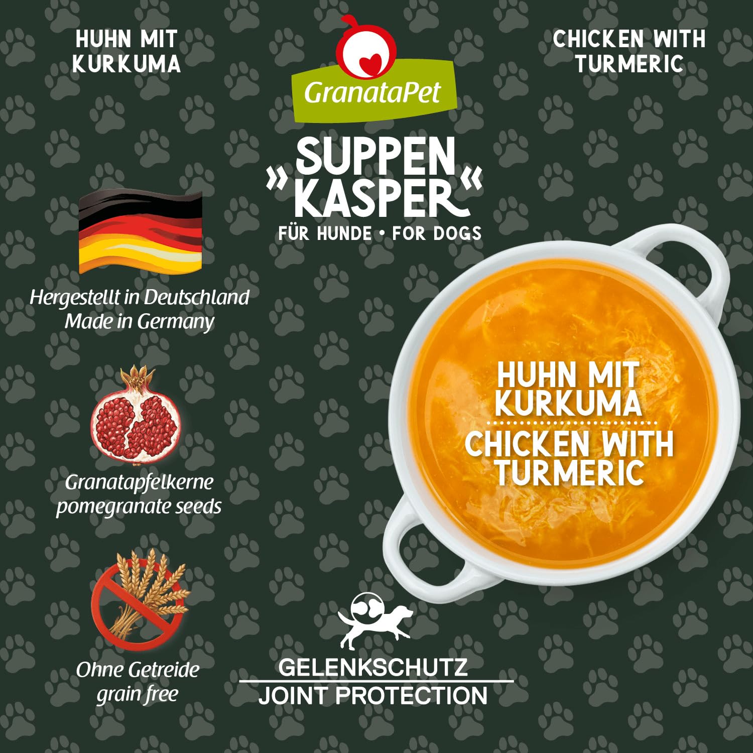 granatapet-suppenkasper-huhn-mit-kurkuma-hundesuppe-6-x-140-g image 4