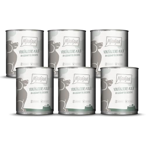 mjamjam-kalb-an-zucchini-premium-hundenassfutter-getreidefrei-6-x-800-g image 8