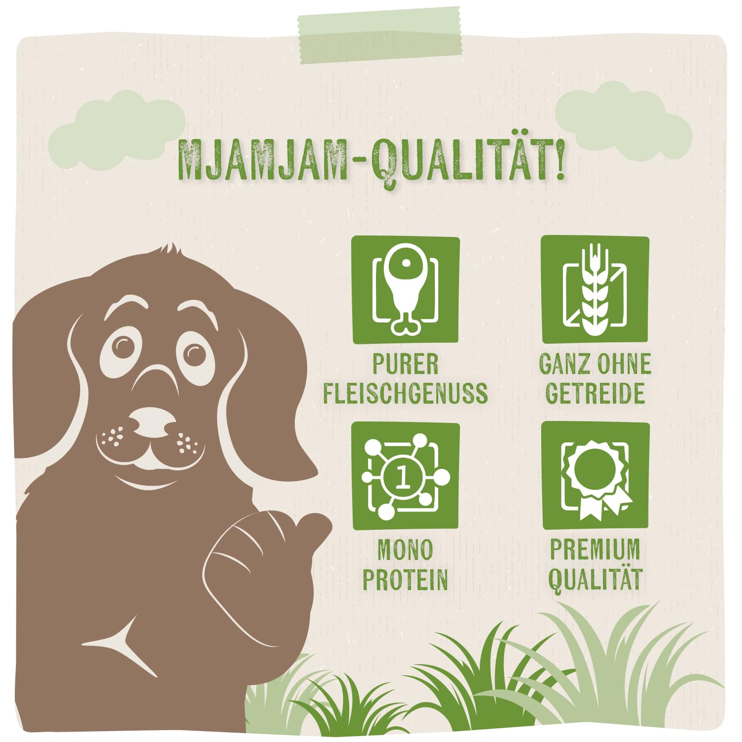 mjamjam-purer-fleischgenuss-hundefutter-rind-pur-6x800g image 4