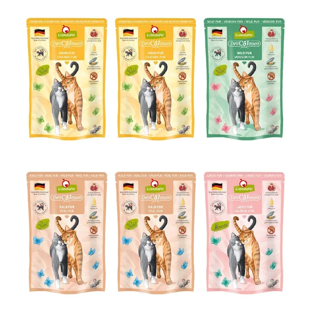 granatapet-delicatessen-multipack-2-pur-katzen-nassfutter-6-x-85-g image 1