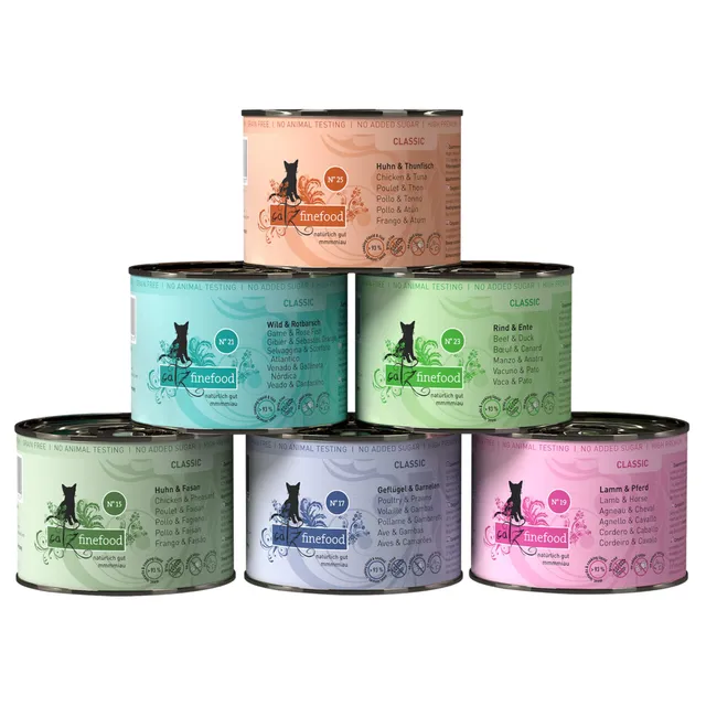 catz-finefood-feinkost-multipack-2-nassfutter-f-r-katzen-6-x-200-g-dosen image 1