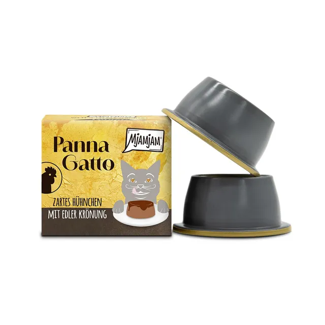 mjamjam-panna-gatto-h-hnchen-katzen-dessert-2-x-80-g image 1