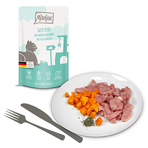 mjamjam-mixpaket-iv-premium-katzennassfutter-12-x-125-g-huhn-ente-gefl-gel-pute image 6