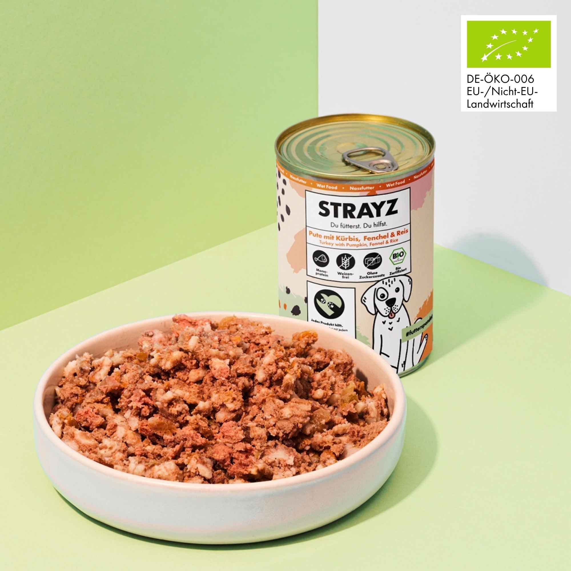 strayz-bio-hunde-nassfutter-pute-mit-k-rbis-fenchel-reis image 5