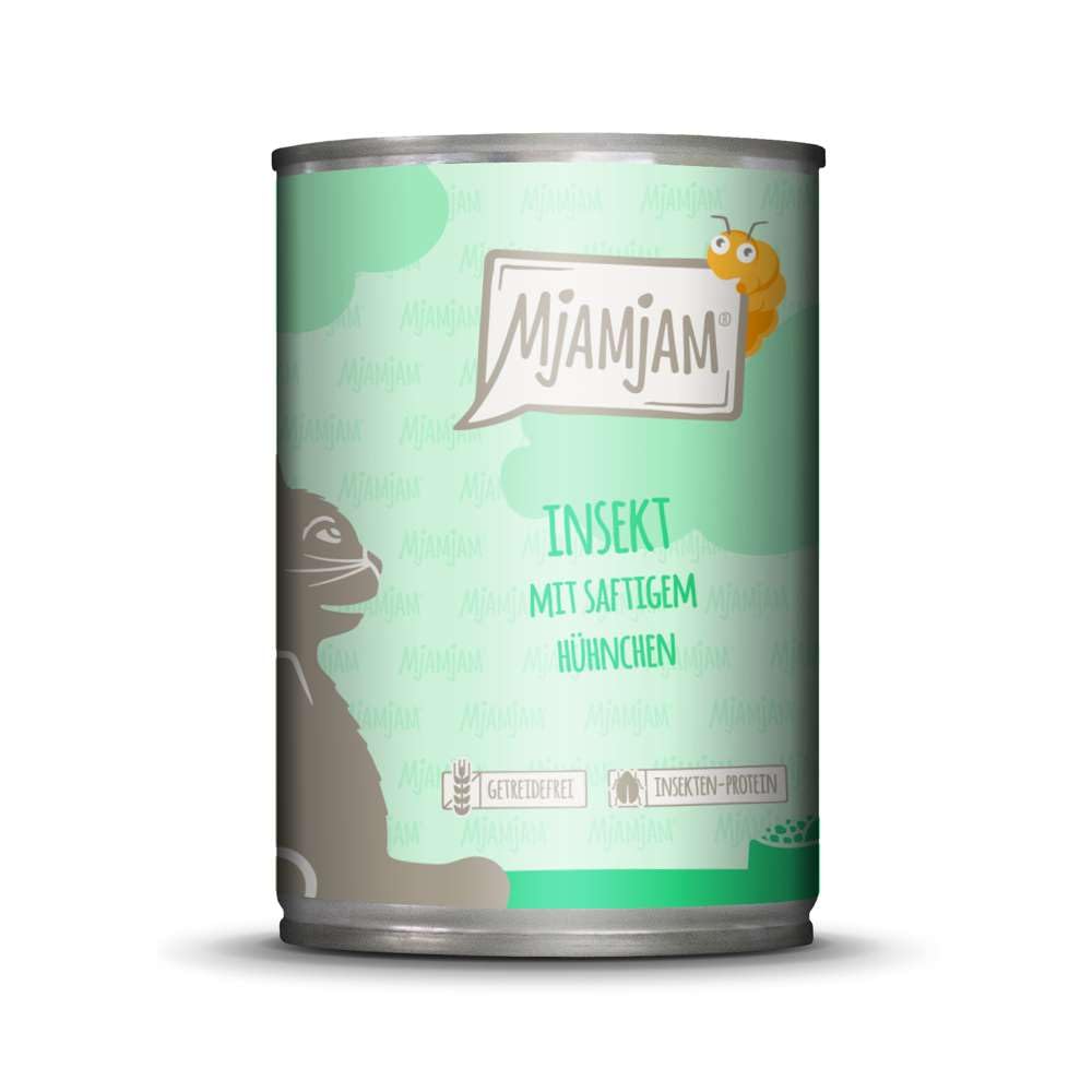 mjamjam-premium-nassfutter-f-r-katzen-insekt-mit-h-hnchen-6-x-400-g-getreidefrei image 4