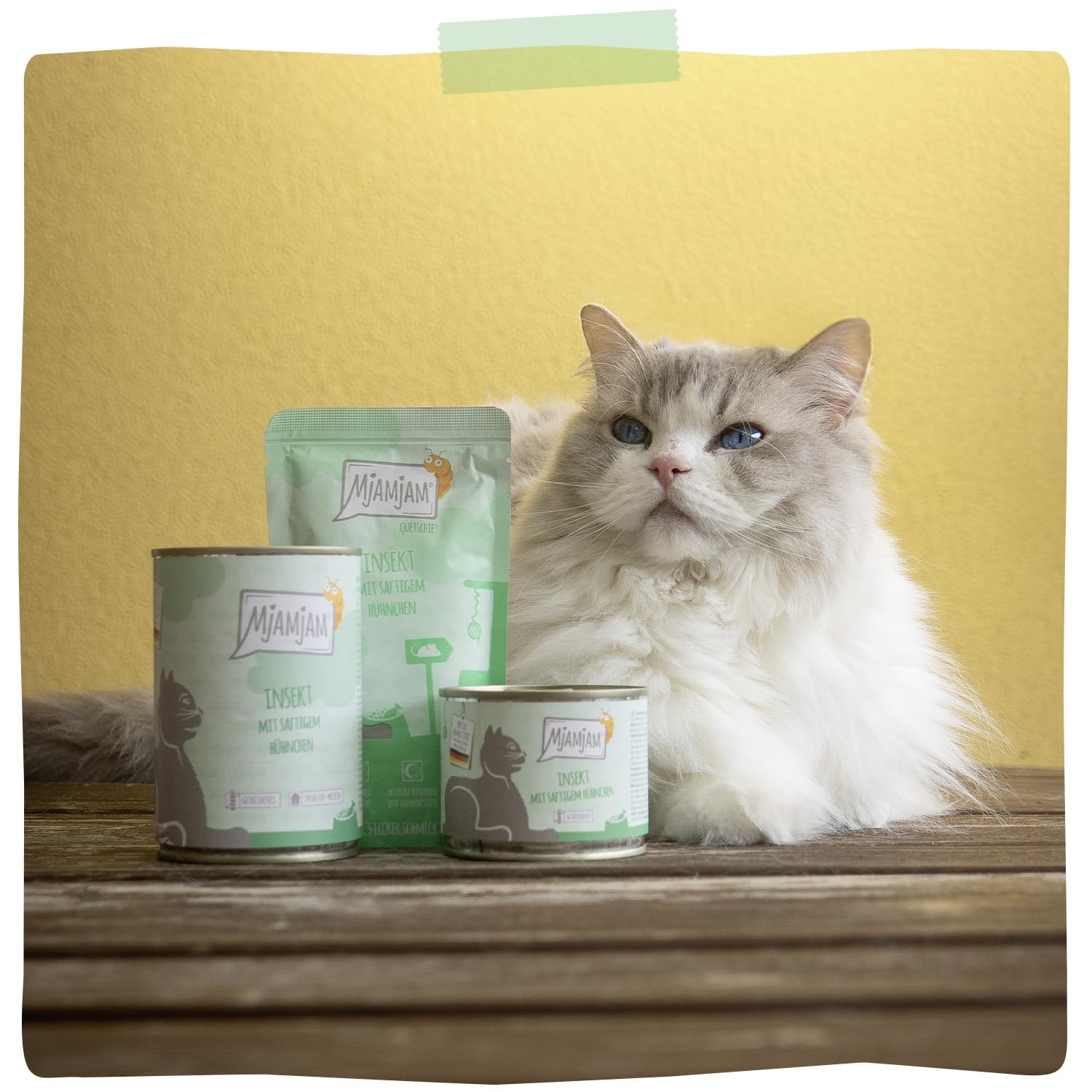 mjamjam-premium-nassfutter-f-r-katzen-insekt-mit-h-hnchen-6-x-400-g-getreidefrei image 7