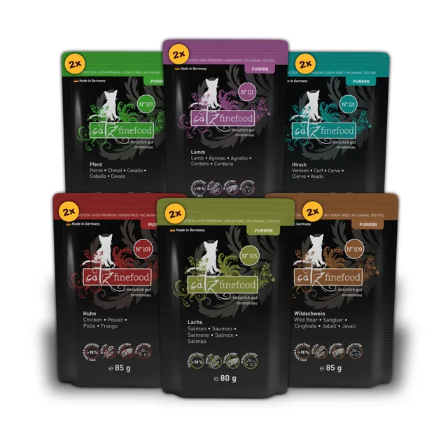 catz-finefood-purrrr-collection-ii-monoprotein-nassfutter-f-r-katzen-mix-12-x-80 image 1