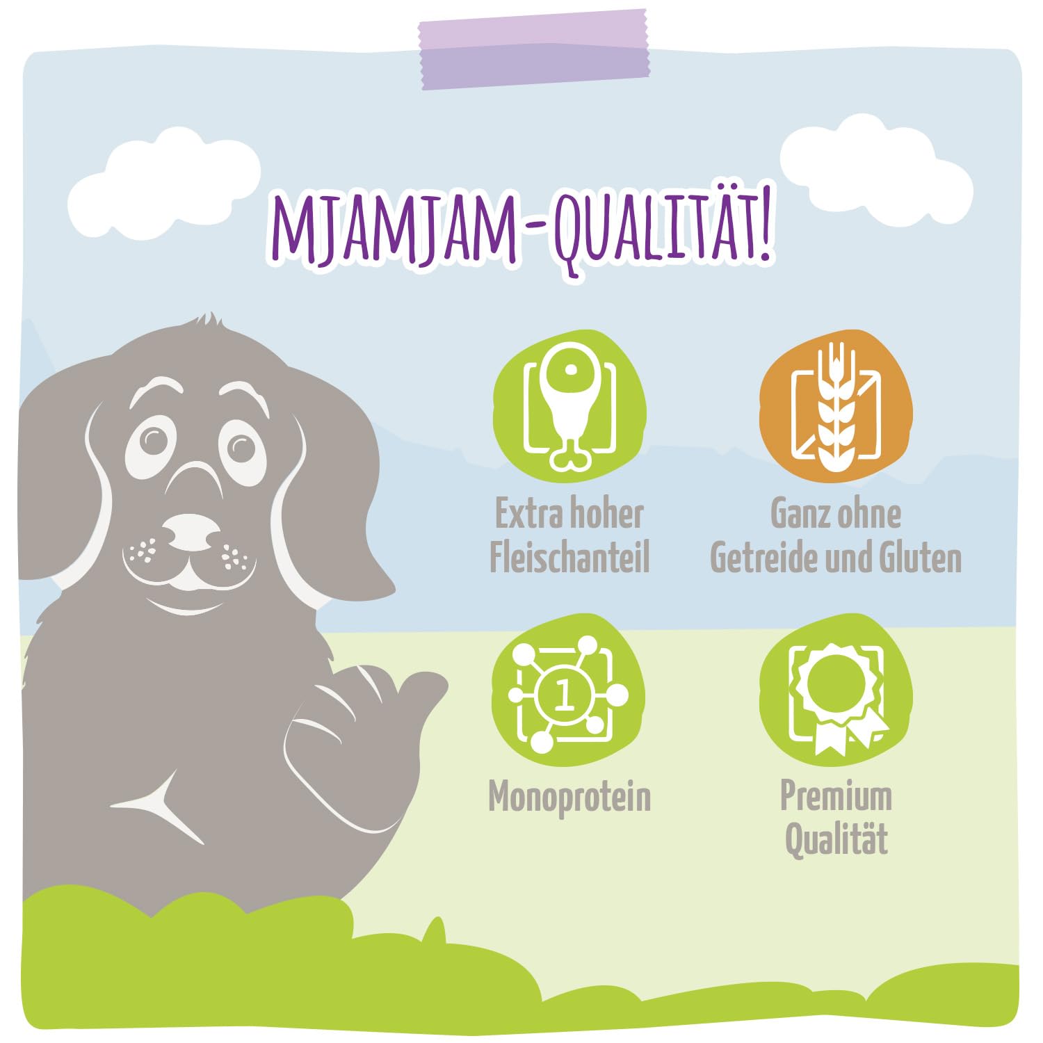mjamjam-premium-nassfutter-f-r-hunde-truthahn-an-m-hrchen-6-x-200-g-getreidefrei image 4