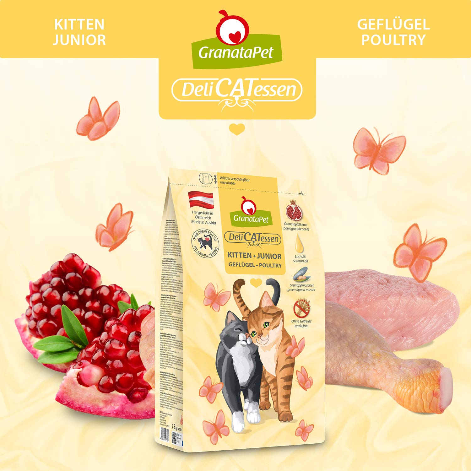 granatapet-delicatessen-kitten-junior-gefl-gel-nassfutter-300-g image 2