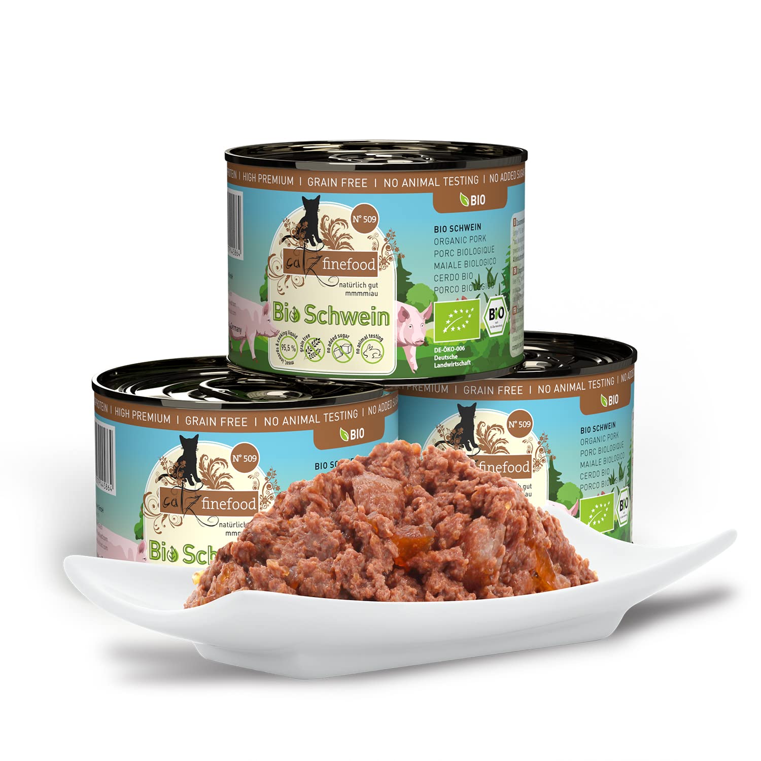 catz-finefood-bio-katzenfutter-schwein-n-509-nassfutter-6-x-200-g image 4